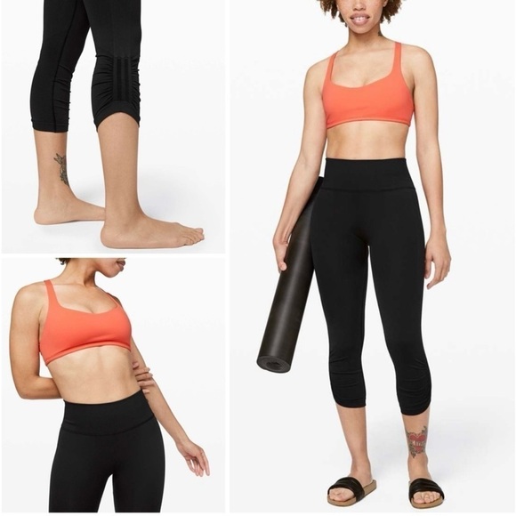 NWT Lululemon Black Ebb to Street Crop 21” in Size 10 - Picture 8 of 9
